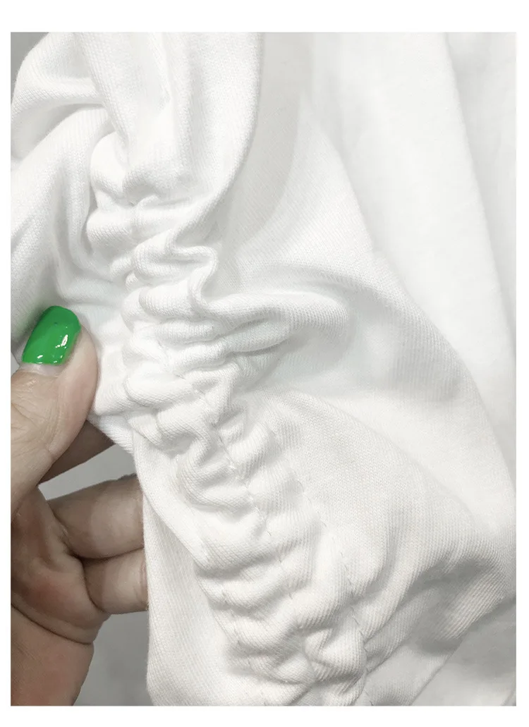 

High Quality Spring and Summer New Drawstring Sleeveless Top All-match Cotton Vest T-shirt Women Trendy