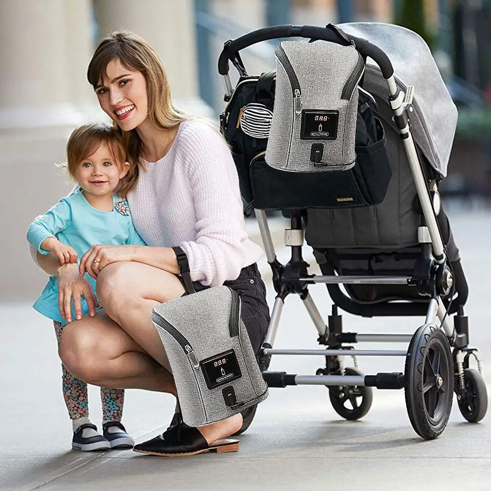 Автомобильная двойная бутылка теплое молоко на открытом воздухе портативная