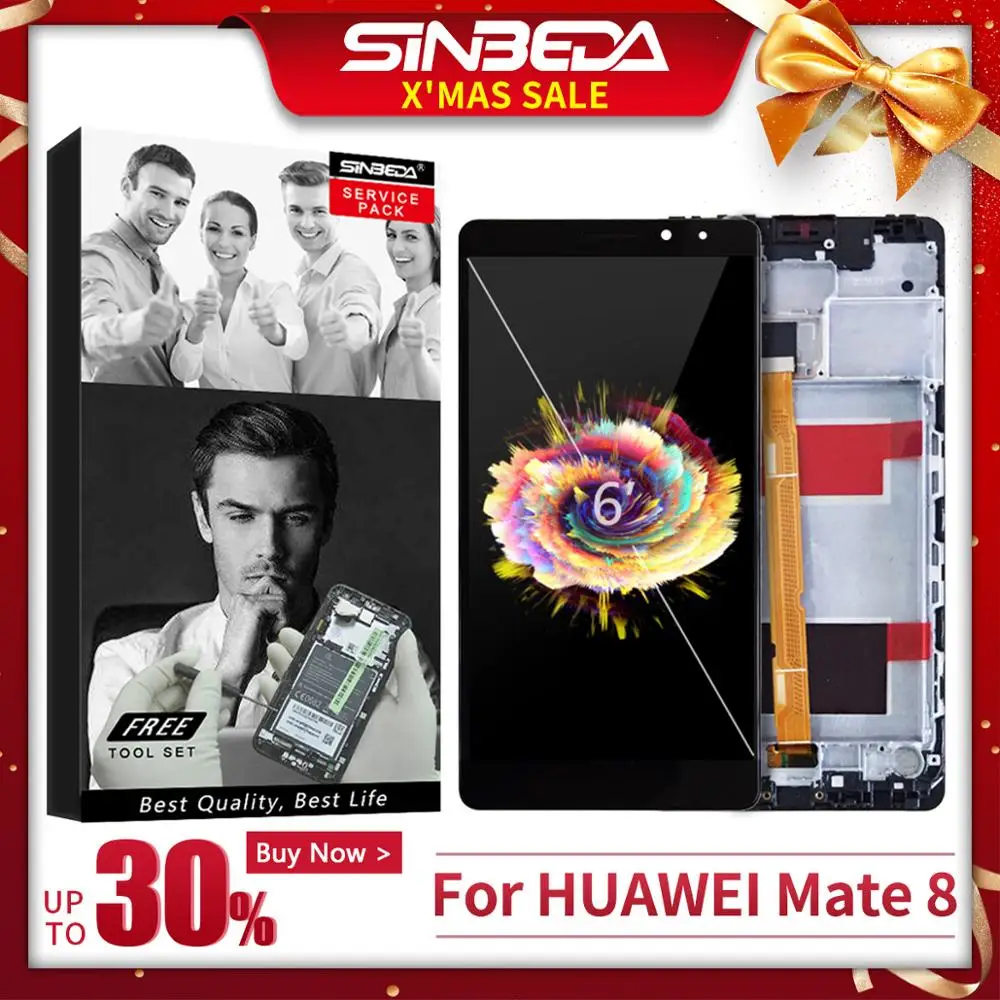 6," для HUAWEI mate 8 ЖК сенсорный экран с рамкой дигитайзер запасной дисплей для mate 8 mate 8 lcd s NXT-L29