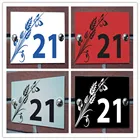 Современные Акриловые таблички 5 мм, таблички с номером двери