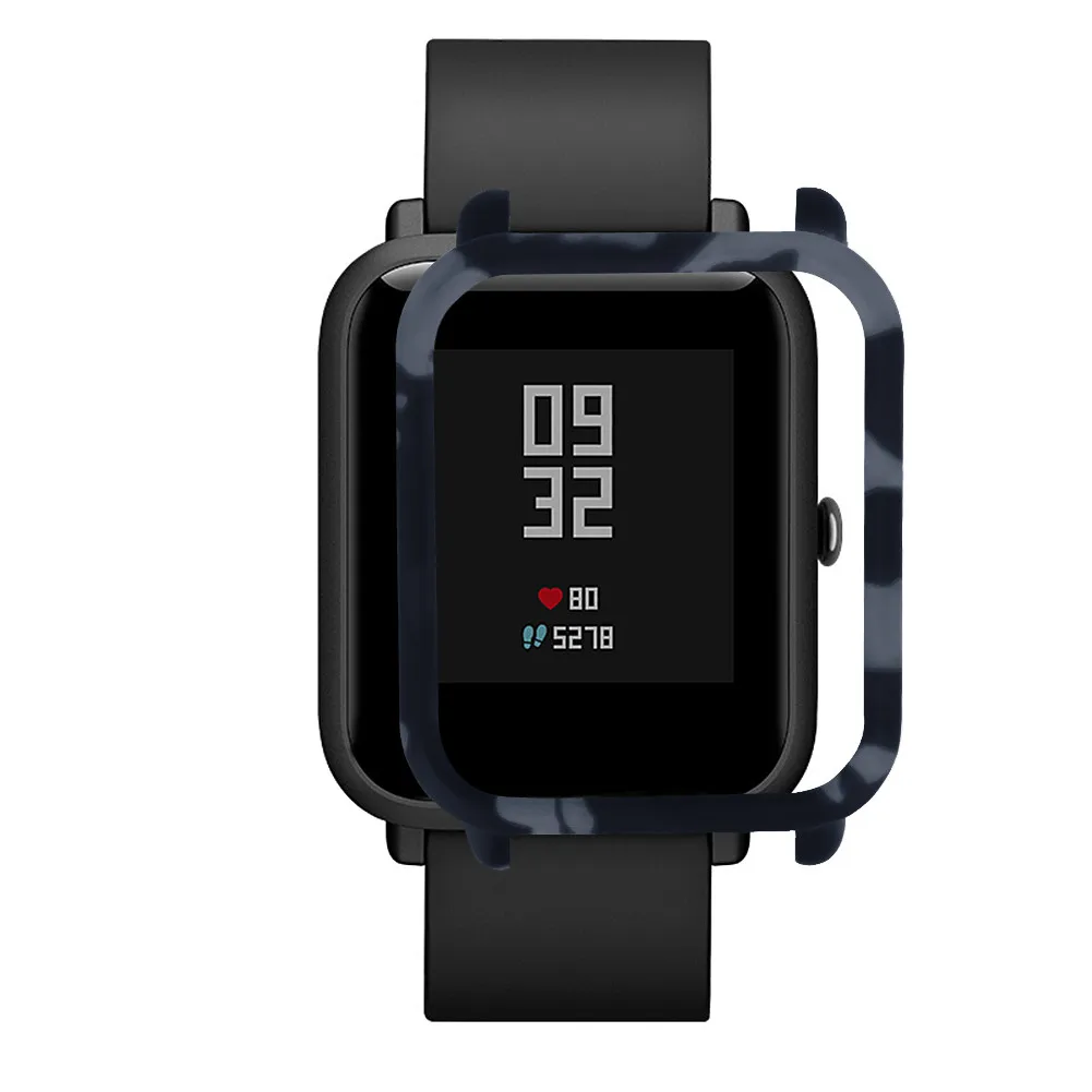 Kinganda ударопрочный Камуфляжный защитный чехол из ТПУ Для Xiaomi Huami Amazfit Bip Youth Watch