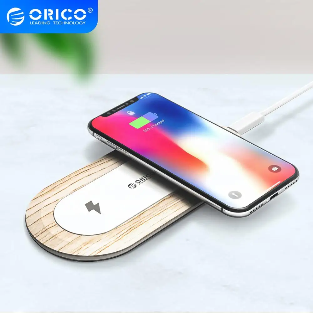 Беспроводное зарядное устройство ORICO Type-C с двумя выходами интеллектуальное