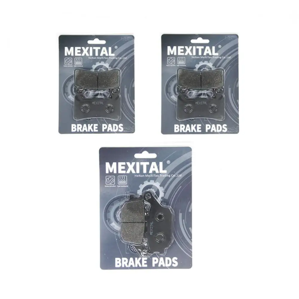 Передние и задние тормозные колодки для мотоцикла MEXITAL CBR 600 F (99-06) RR (03-04) 900 (98-03) CB 1100