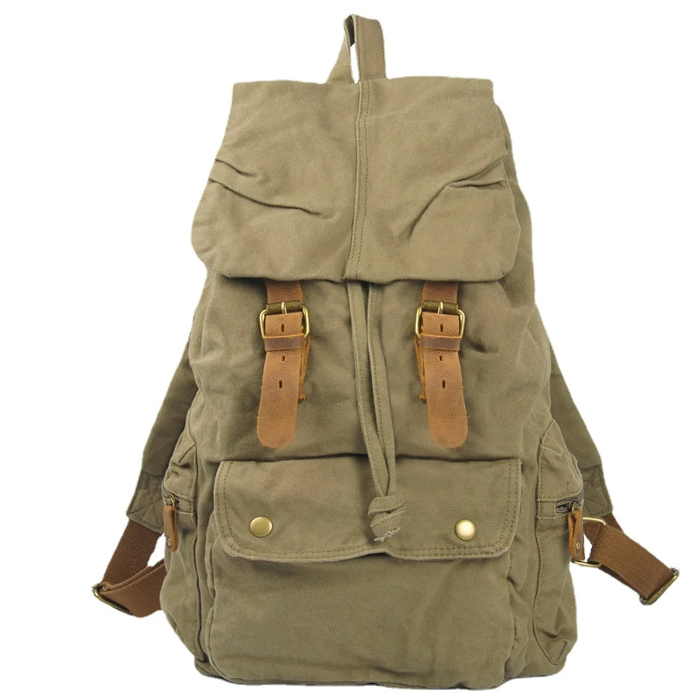 

Leisure Men's Bag Canvas Camera Bag SLR Backpack Outdoor Climbing Hiking Travel Running Rucksack Training Camping Knapsack