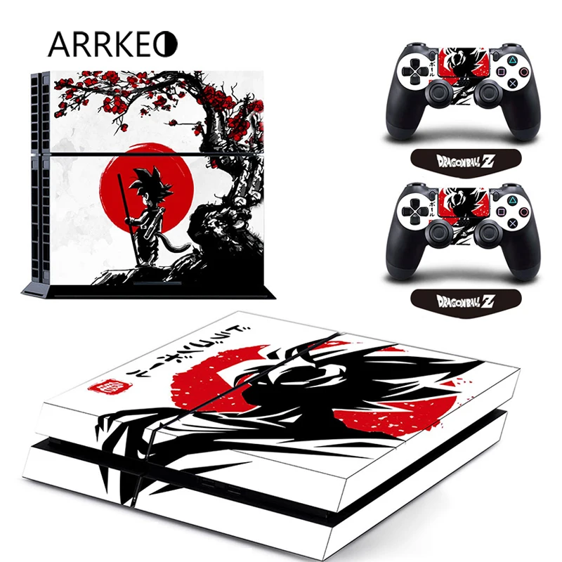ARRKEO Dragon Ball Son Goku виниловая наклейка для PS4 стикеры аксессуары игровой станции 4 PS