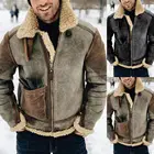 Зимнее пальто, утепленная мужская куртка из искусственной кожи, уличные мужские куртки, мужская куртка-карго, ветровка, пальто, мужская пуховая куртка