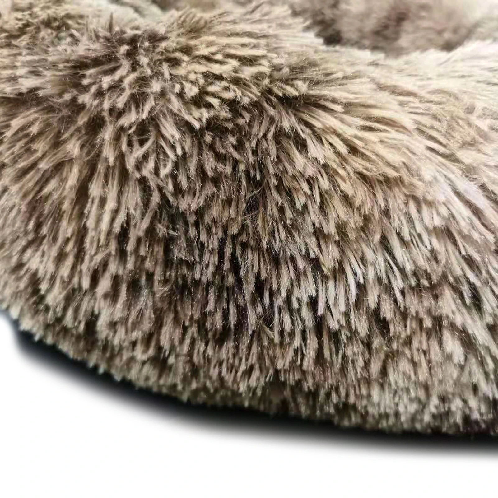 2019 моющаяся плюшевая круглая кровать для глубокого сна собак и кошек супермягкий