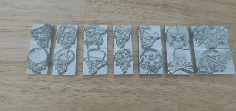 13 шт. дыроколы для резьбы по коже с изображением черепа|Резьба| |