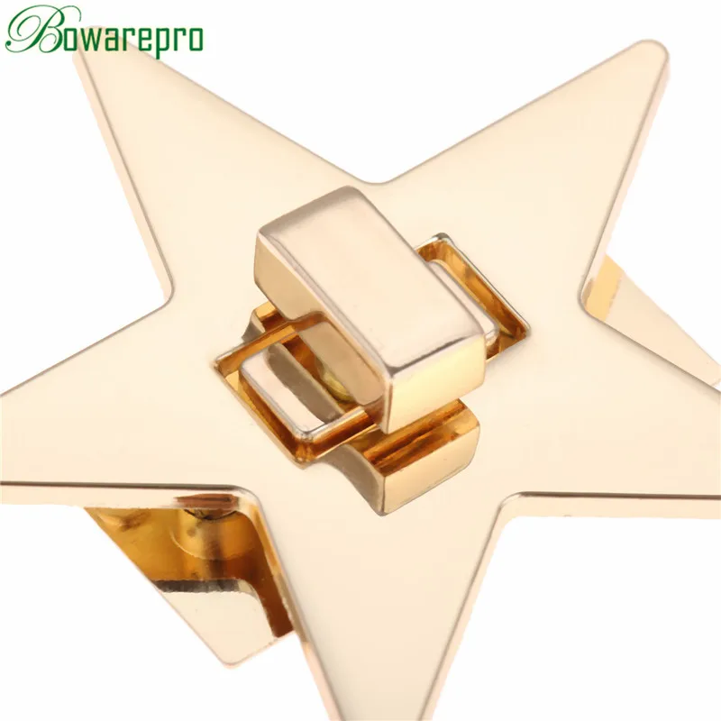 Bowarepro звезда металлическая DIY застежка Поворотный замок для сумки на плечо аксессуары для дамских сумочек высокого качества 1 шт