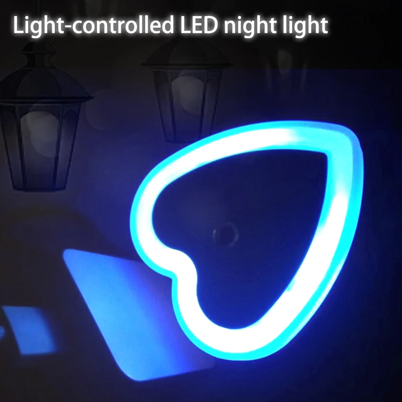 Светодиодный светильник датчик любви индукционный Ночной Лампа безопасности