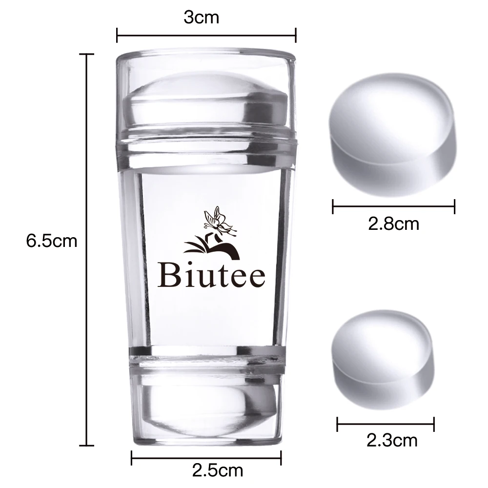 10 шт. ногтей Таблички + ясно желе силиконовые Дизайн штампа Скребки штамповка