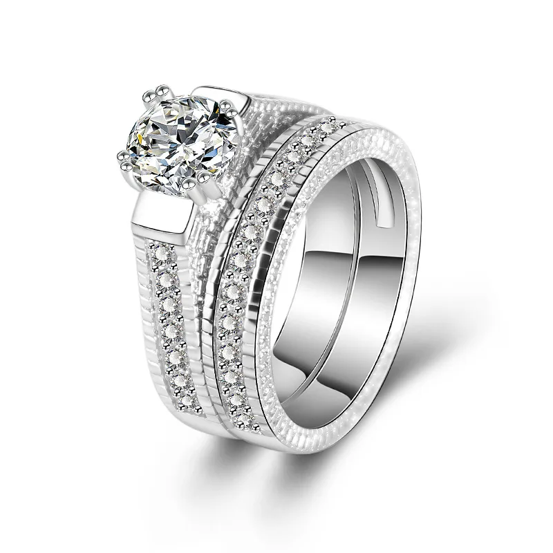 Женское Обручальное Кольцо FEFIDAY роскошное обручальное кольцо на палец