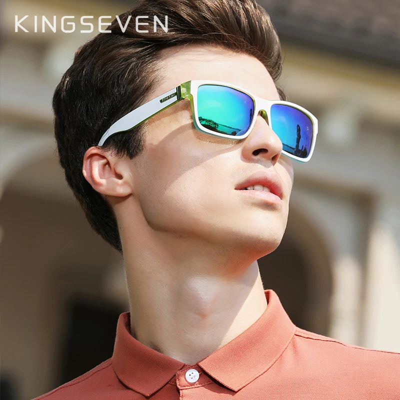 Солнцезащитные очки KINGSEVEN поляризационные для мужчин и женщин зеркальные
