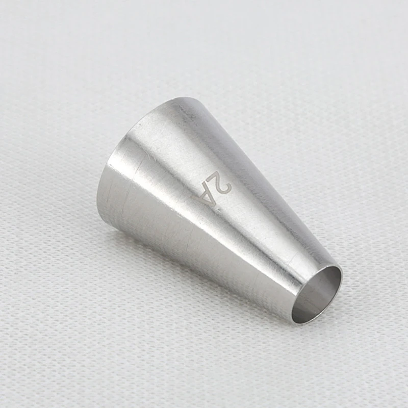 Большие круглые Кондитерские Насадки # 2A из нержавеющей стали для глазирования