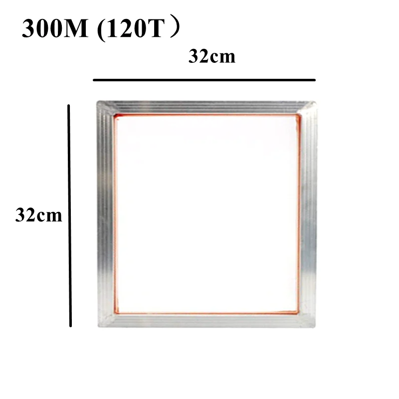 5 шт./компл. Женская алюминиевая рамка 32x32 см с сеткой 120T + шарнирный зажим