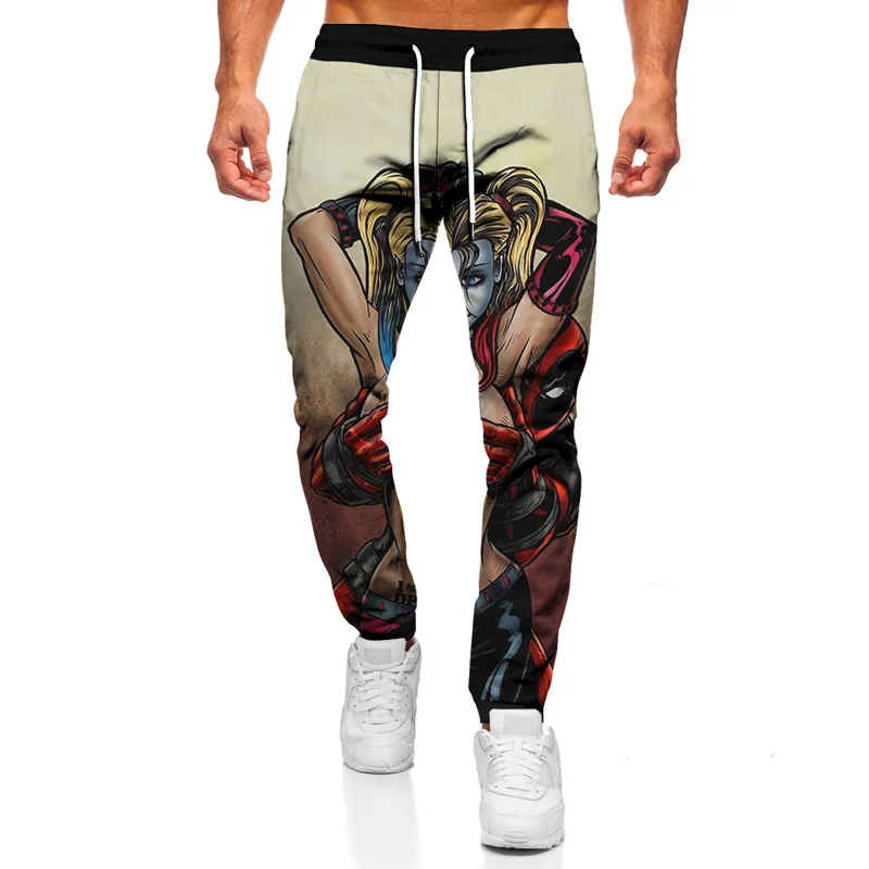 

Four Seasons Trousers Men Track Pants Trousers Wear Sweatpants Fashion Casual Jogger Pants Streetwear Slim Clown 3D Pattern