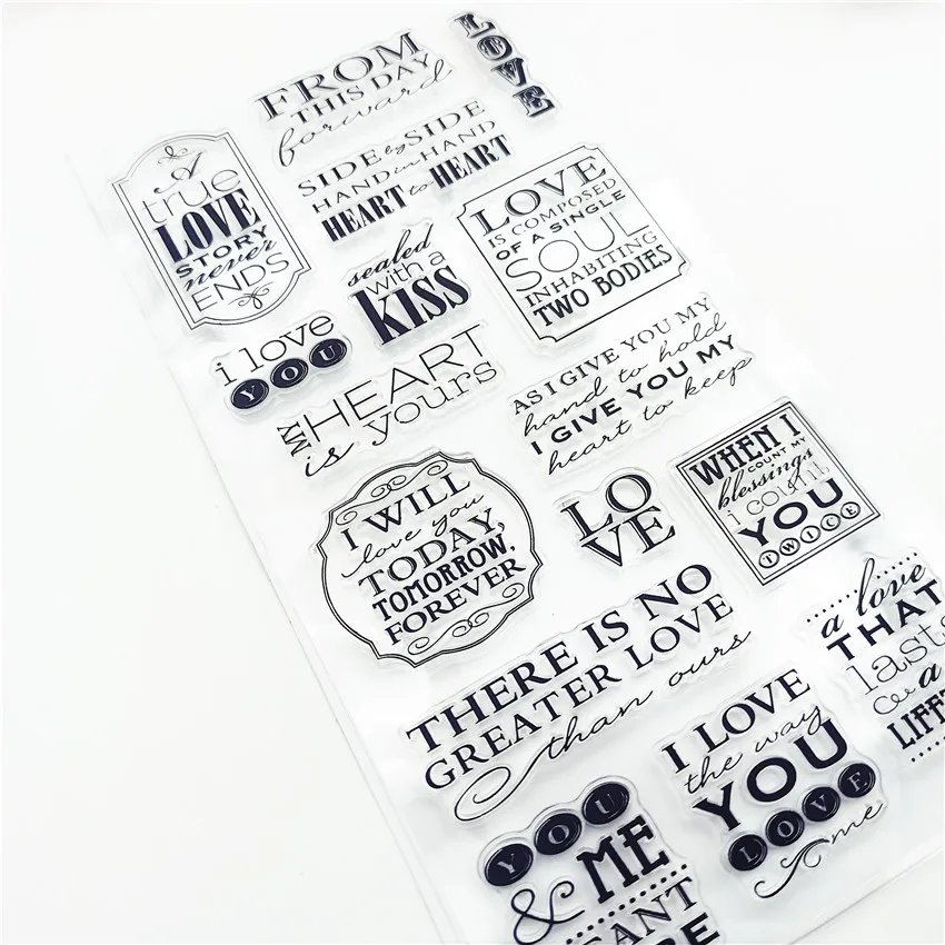 Штамп алфавитный прозрачный/силиконовый валик для запечатывания 11 х20 см | Дом и