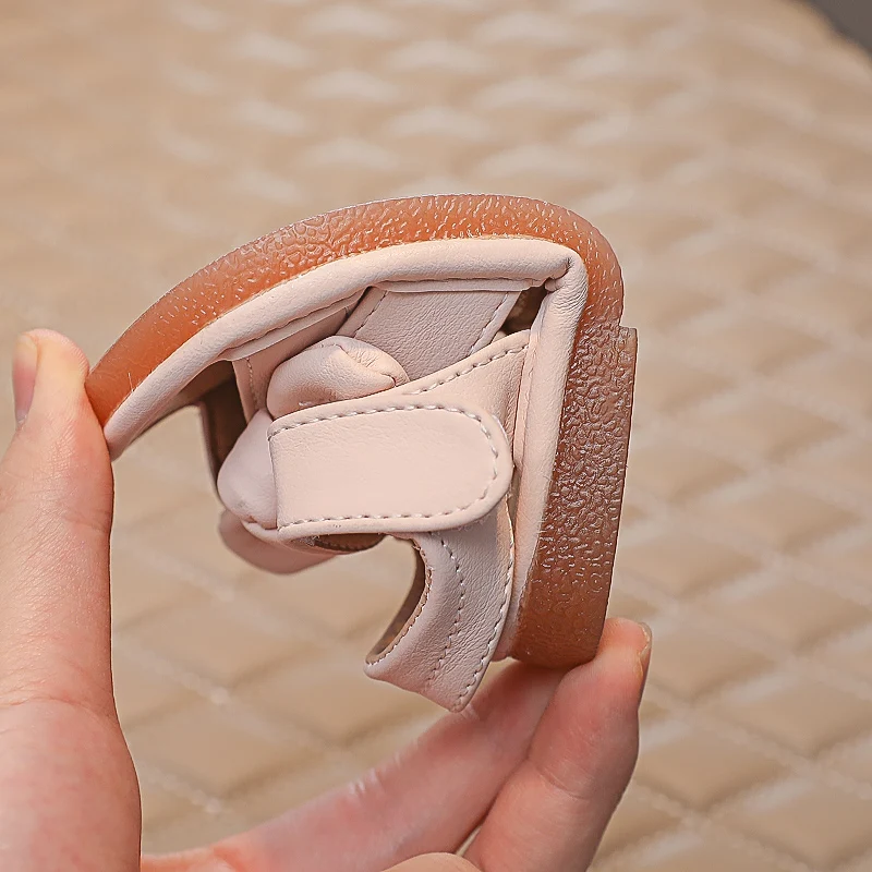 

Casual Butterfly-knot Non-slip Soft Kid Toddler Baby Shoes Summer Korean Little Children's Girls Princess Open Toe Beach Sandals