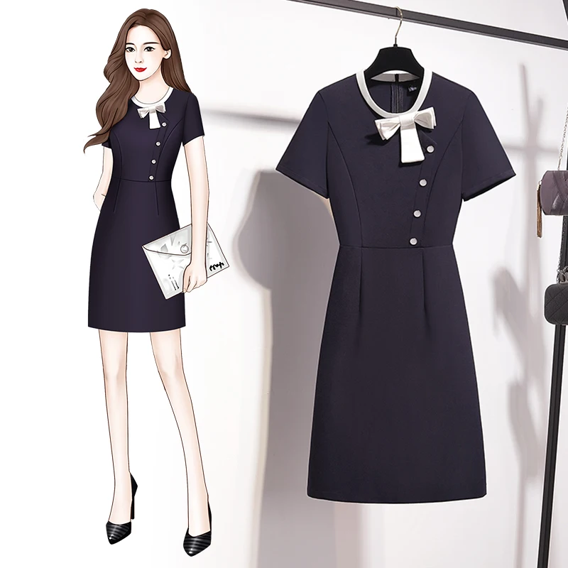 Женское Деловое платье в стиле богини для работы с ювелирными изделиями одежда