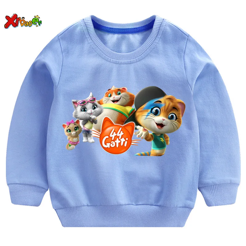 

Kids Hoodies for Girls 44 Cat White pink kids sweatshirts boys Girls Sweatshirt Long-sleeved Winter Tops Toddler Baby Hoodies 6T