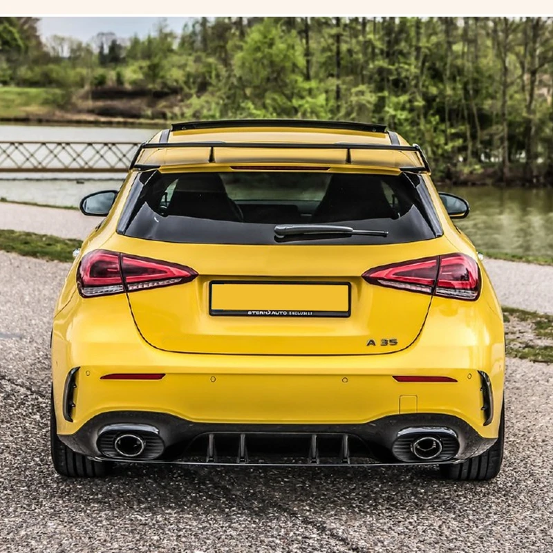 Задний спойлер из АБС пластика для Mercedes Benz W177 а класс A180 A200 A250 A260 и A45 AMG 2019 2020
