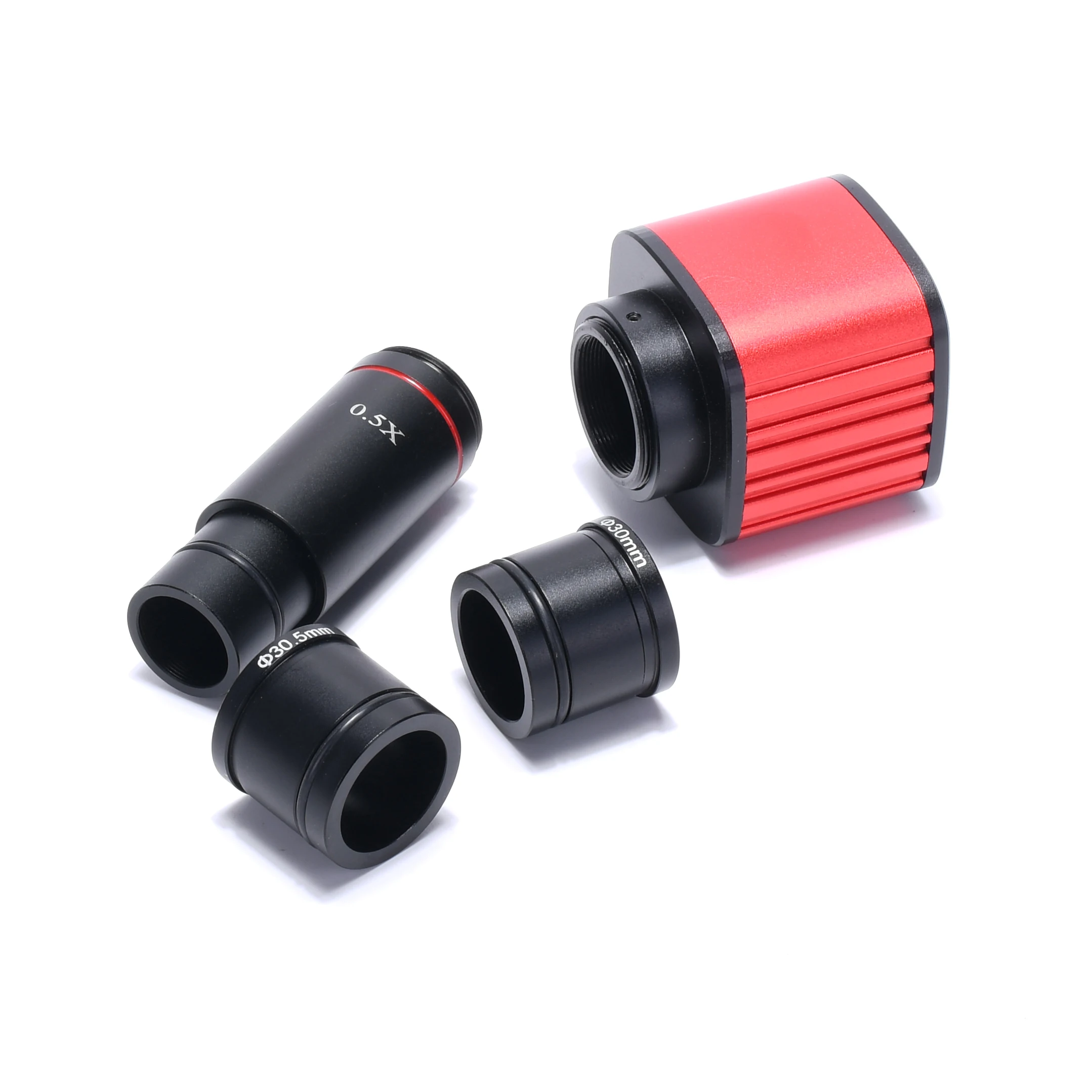 

Microscope Camera 16MP HDMI USB Industrial Camera 1600W + 0.5X Eyepiece 23.2mm Mounting & 30mm 30.5mm Adapter for Microscope