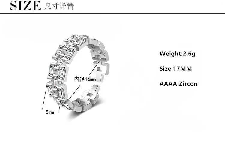 Женское Открытое кольцо с фианитом серебристое кристаллом | Украшения и