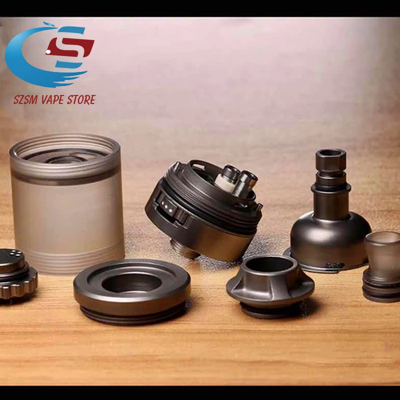 Обслуживаемый бак для вейпа в рулетке MTL / DL RTA атомайзер с регулируемым потоком