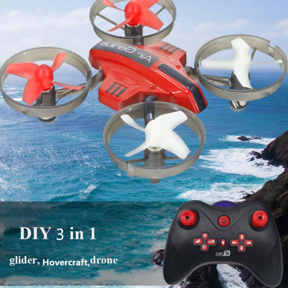 Наземное Вождение за пределами Fly RC Квадрокоптер модель мальчик подарок 3 в 1