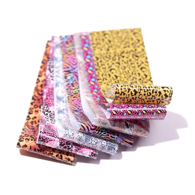 Голографические наклейки для ногтей Переводные переводные из фольги звездное