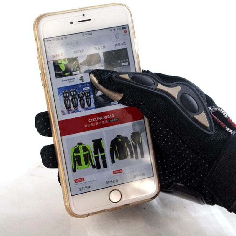 Перчатки для мотокросса PRObiker мужчин и женщин с закрытыми пальцами езды на