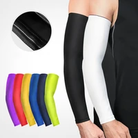 1 pair high elastic arm compression sleeve cycling basketball outdoor sports arm warmer summer uv protective volleyball band