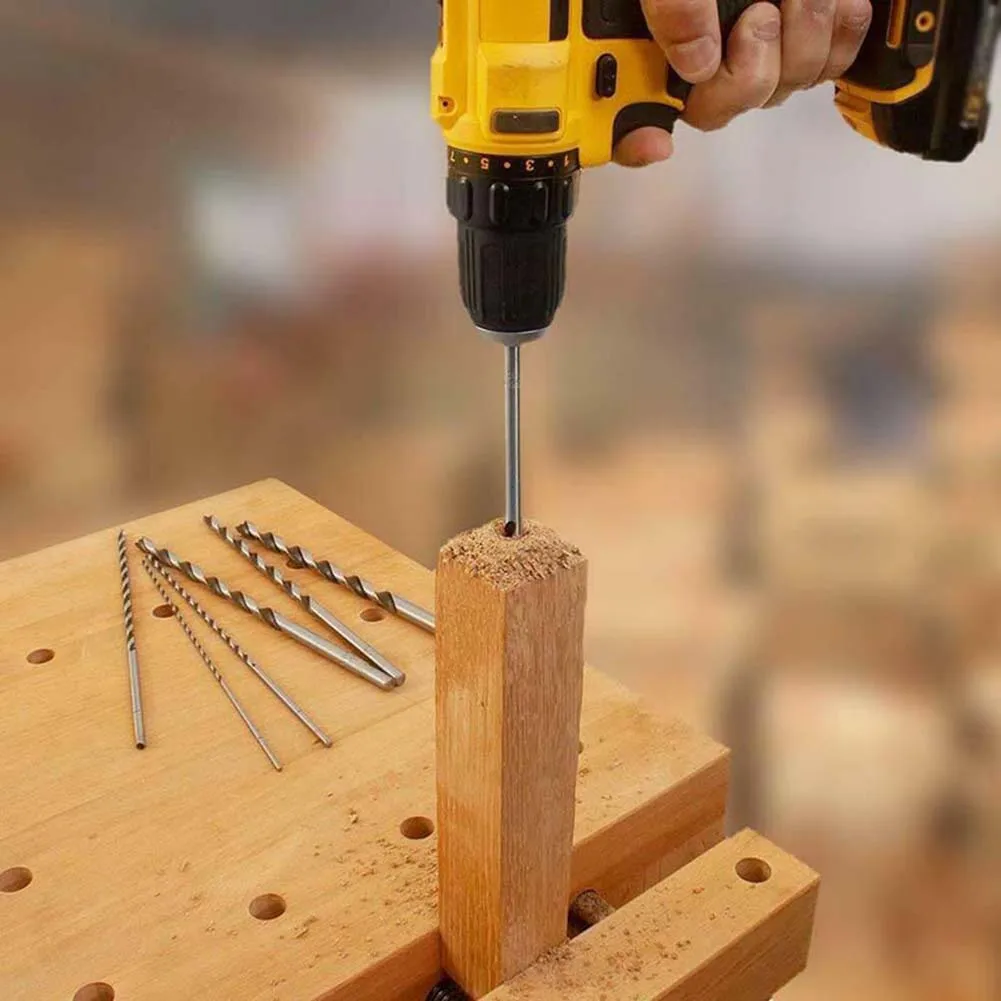 

2/3/4/5/6mm HSS 160mm Drill Bits Extra Long Drills Accessories Tool Wood Stainless Steel Plastic Double Fluted Metal Drilling