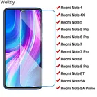9H защитное стекло Redmi Note 5 Защита для экрана Redmi Note 8 Pro закаленное стекло для Xiaomi Redmi Note 8T 7 6 Pro 5A 4 4X пленка