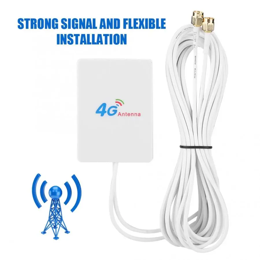 4G LTE SMA Male всенаправленная антенна 28dBi усилитель сигнала усиления внешняя