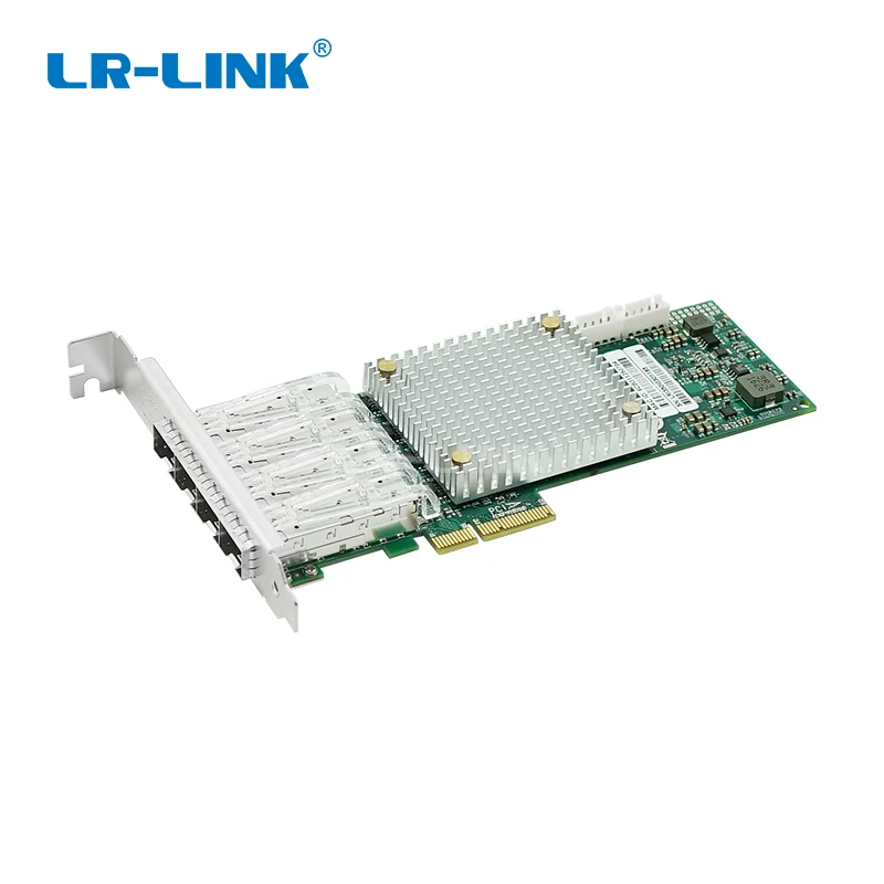 LREC9054PF-4SFP Intel I350 BasedPCIe x4 100FX Quad SFP Port Fiber Ethernet сетевой адаптер (4 x SFP) | Компьютеры и офис