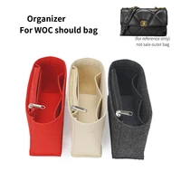 felt insert organizer for woc luxury womens shoulder bag cosmetic bag handbag shaper shopper bag makeup travel inner purse