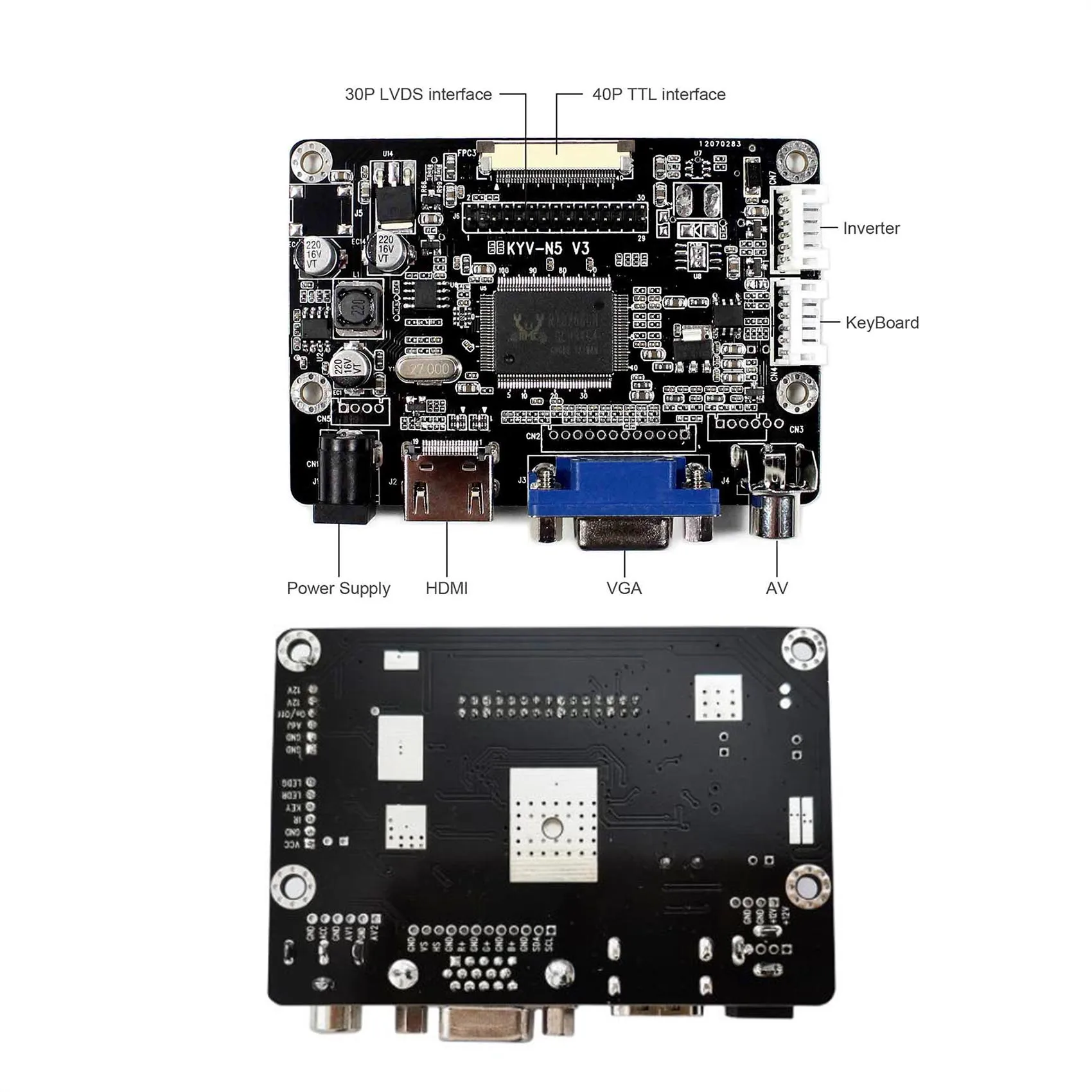 

LCD Display 15" M150EW01 V0 1280X720 LCD Screen with HD-MI VGA AV LCD Controller Board