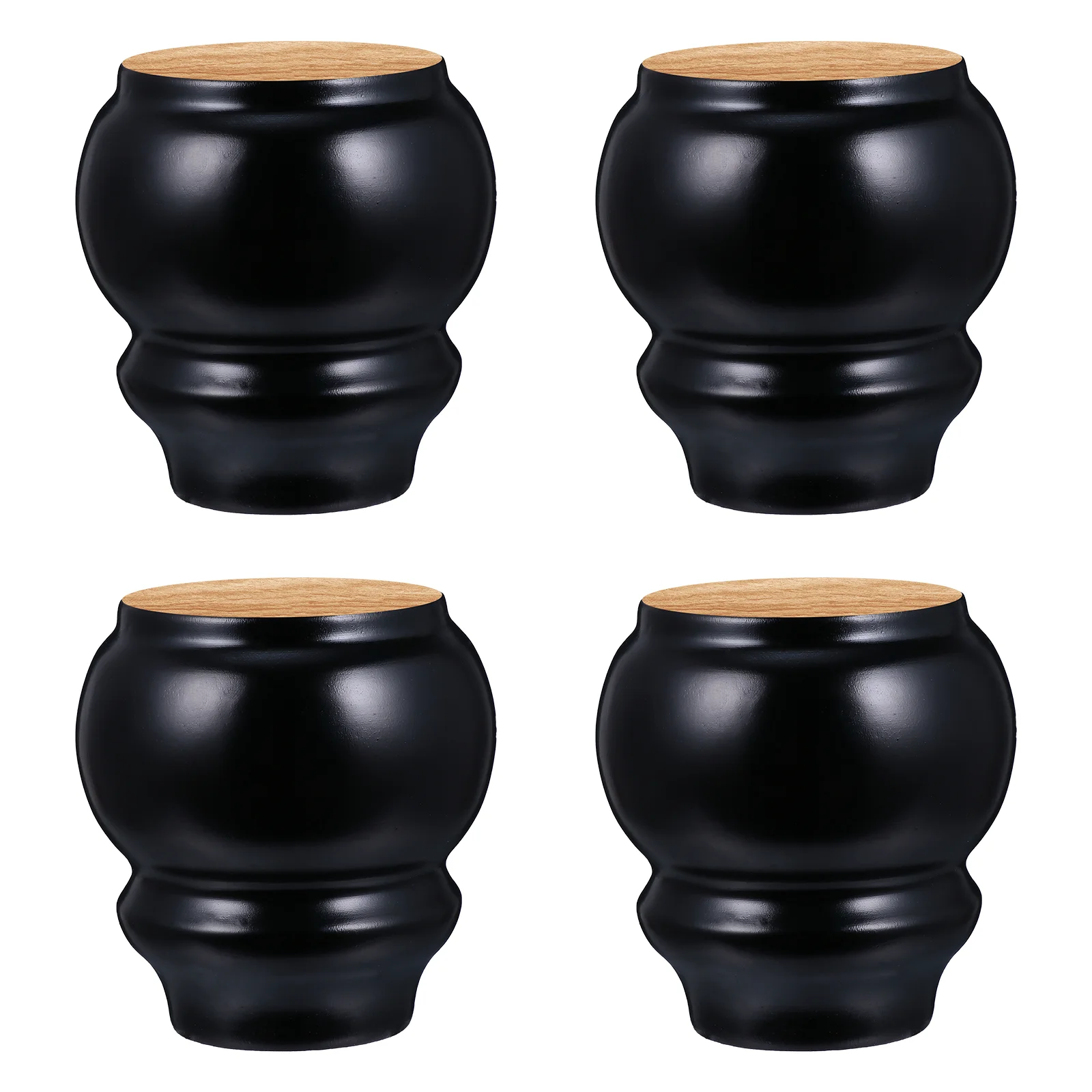

4 Pcs Durable Furniture Legs Wood Replacement Leg for Coffee Table Cabinet