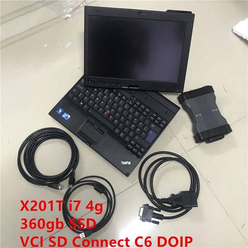 

Best Real MB Star C6 Diagnosis VCI Multiplexer With CAN/DOIP Protocol with 2022-03 Software HDD C6 with X201T i7 laptop