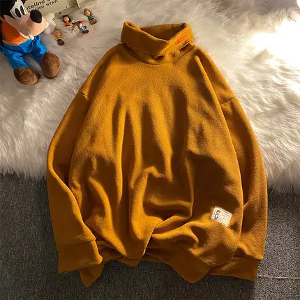 

В Корейском стиле Женская тонкая рубашка, половина топ с высоким воротом, весенне-осенние свободные внутренняя футболка размера плюс Женск...