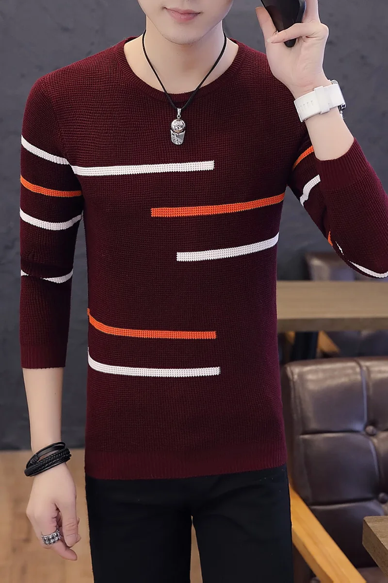 2019 Зимние Новые поступления толстые теплые свитера с круглым вырезом шерстяной