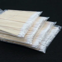 100pcs wooden cotton swab cosmetics permanent makeup health medical ear jewelry 7cm clean sticks buds tip
