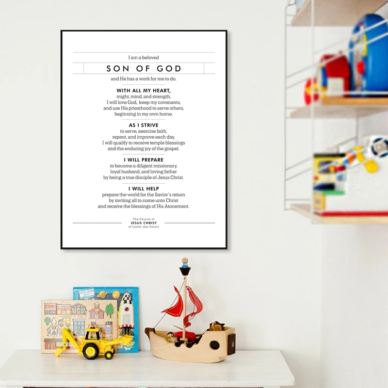 Рисунок Иисуса Христа Бог новый YM 2020 тематический постер для молодых мужчин Aaronic