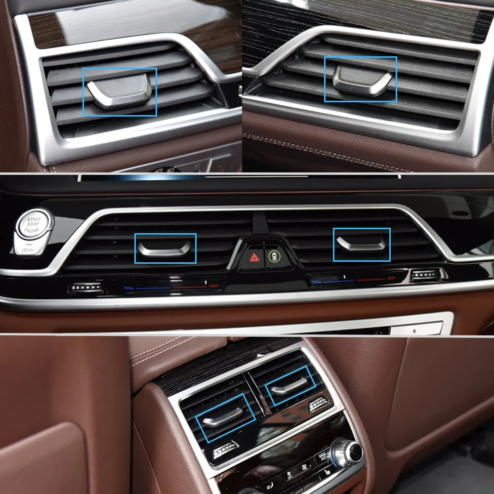 Car Front Rear Air Conditioner AC Vent Grille Slider Repair Kit For BMW 7 Series G11 G12 730Li 740Li 750Li M760Li 2016-2020 images - 6