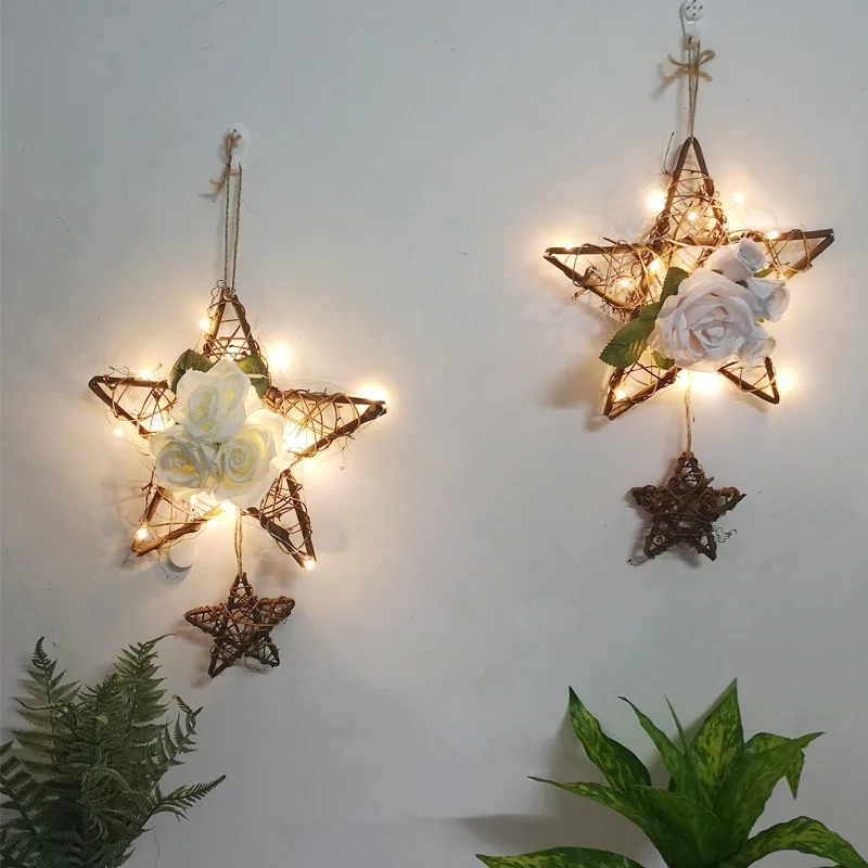 1 шт. плетеная настенная Подвеска для домашнего декора сделай сам ротанговая