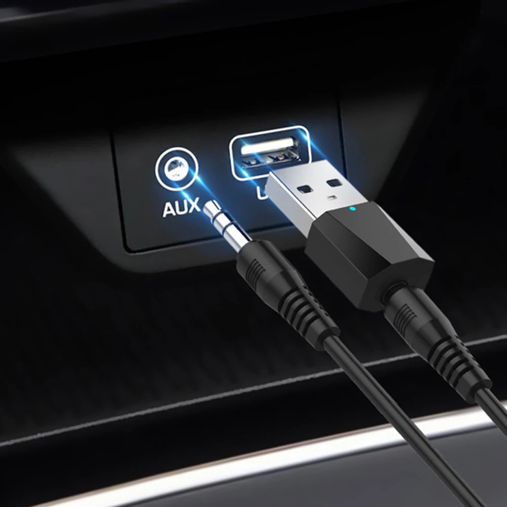 Бытовой мини приемник Bluetooth 4 2 USB беспроводной аудио музыкальный стерео адаптер