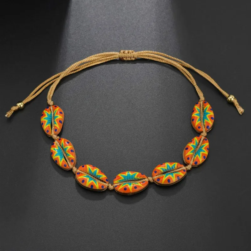 Новые богемные цветные красочные струйные браслеты для женщин панк 5 цветов