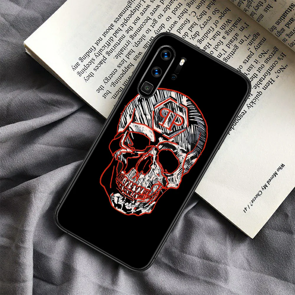 

qp Philipp luxury Brand Phone Case For Huawei P Mate Smart 10 20 30 40 Lite Z 2019 Pro black Etui Luxury Cover 3D Coque Tpu Cell