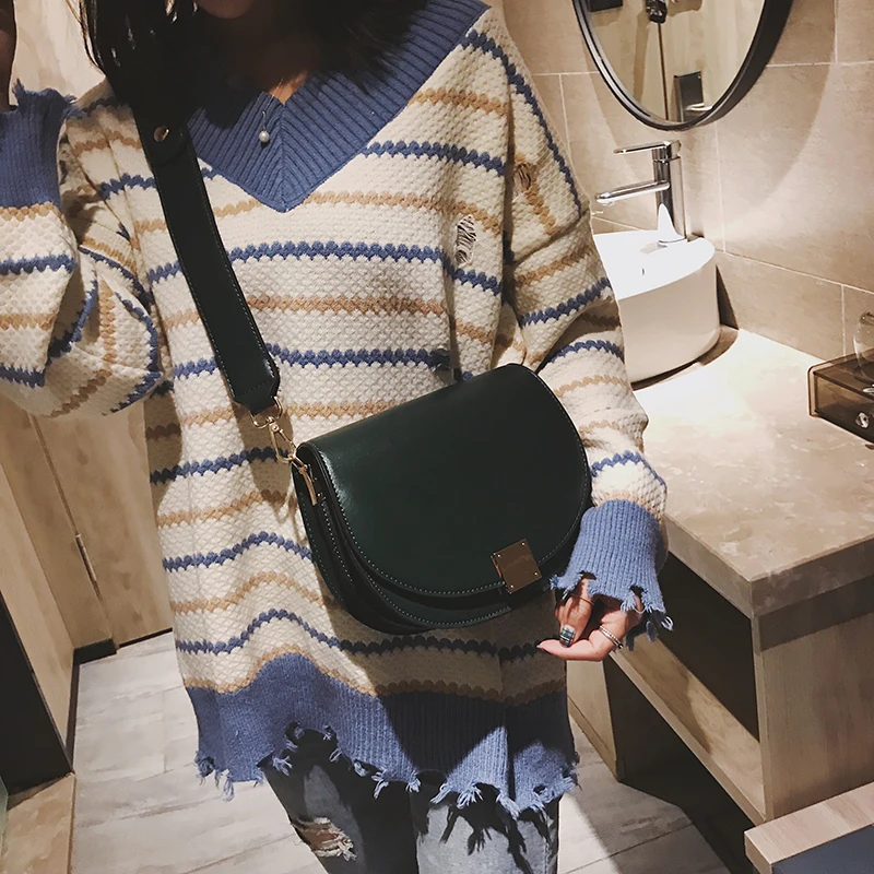 

Female Street Fashion Small Crossbody Bags for Women 2021 Spring Clutch Shoulder Bag Ladies Leather Saddle Messenger Bags Bolsa
